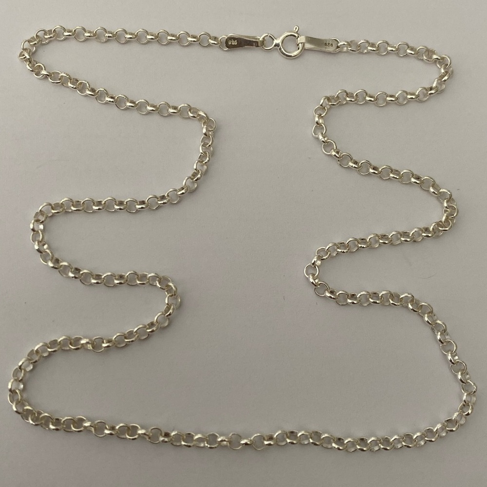 Link chain 2mm 20” necklace 925 silver